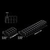 11UB 36Pcs Cable Combs For PC Module Wires Maganers Perfect For Sleeved Cables And Customizable Builds