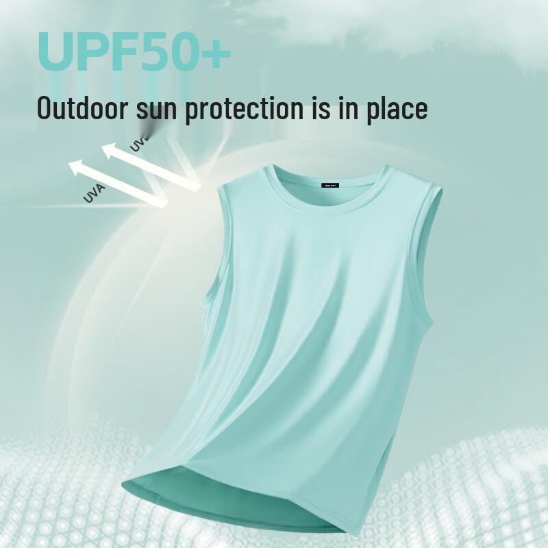 Jeep Мужская летняя дышащая спортивная майка из ледяного шелка 2026