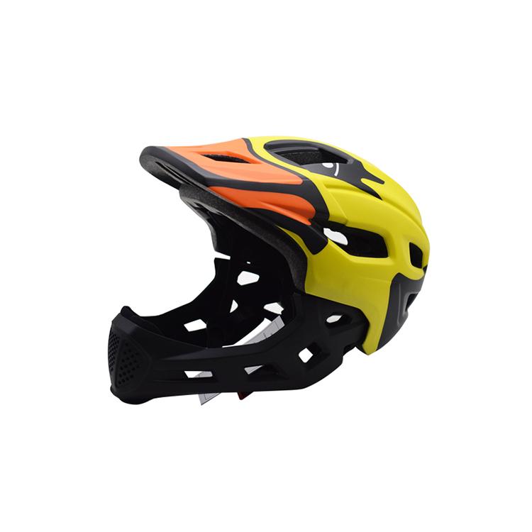 Grey Color Helmet Fullface Bike for Kids Mtb Fullface Helmet for Sporting