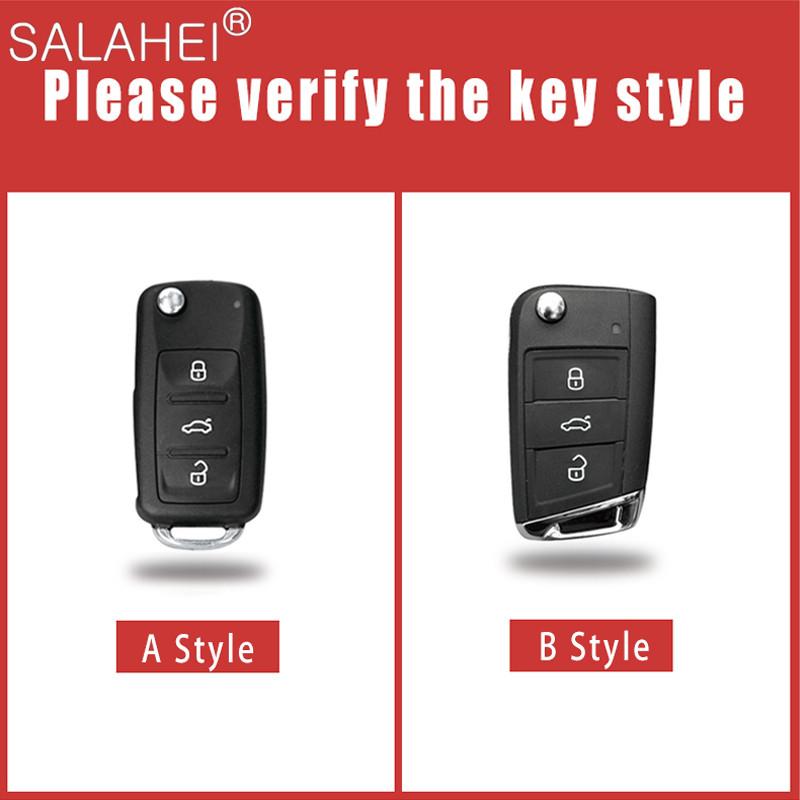 Чехол для автомобильного ключа для Volkswagen Bora Polo Tiguan Jetta Passat Golf 7 MK7 Tiguan MK2 для Skoda Octavia A7 SEAT Ateca Leon FR 2 Ibiza