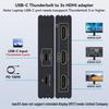 USB-C на HDMI 3-сторонний разветвитель, 1 вход на 3 выхода, конвертер 4K@60Hz