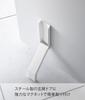 Yamazaki Jitsugyo 3720 Magnetic Folding Door Stopper White (When used) Approx. W4.5 x D7 x H28cm Tower Strong Magnet Easy Installation Entrance Door