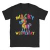 Unisexs Wacky Wednesday Spirit Week Party Day T Shirt  Cotton Tops Leisure Short Sleeve Crewneck Tees Original TShirts