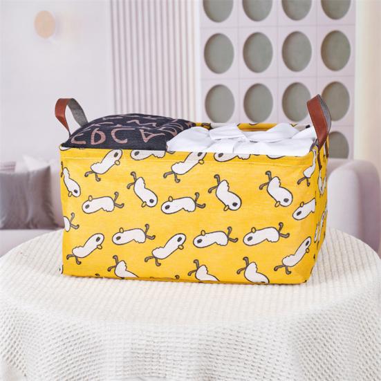Корзина для белья, ящик для хранения одежды с усиленной ручкой, большая вместимость, для хранения игрушек