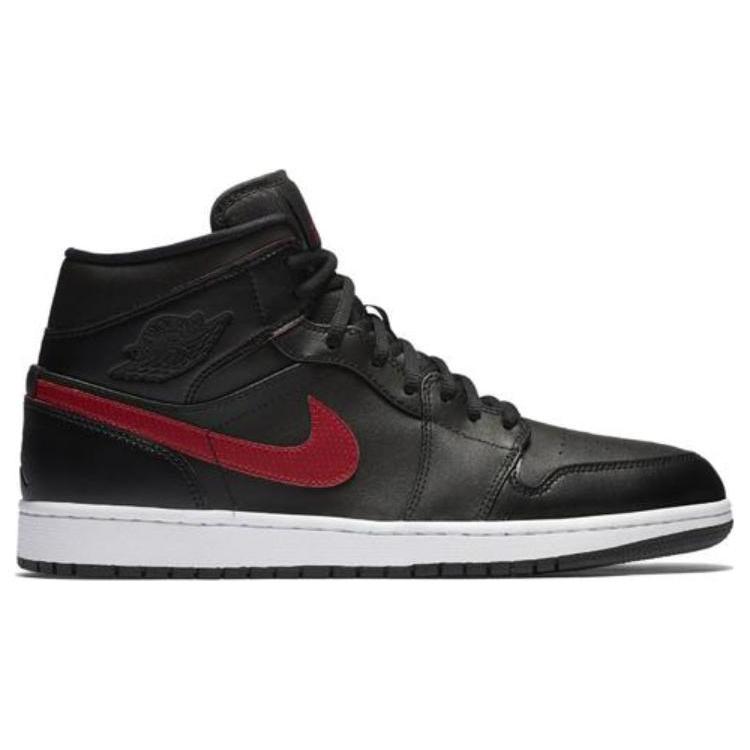 Jordan 1 Ретро Мид GS Черный Gym Red 554725-009
