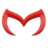M Bat Sign Car Stickers Decoration Car Tail Hood Decals Emblems 3D Metal M Badge Decal Evil Emblem Black Silver