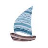 Ocean Theme Sailboat Hanging Sign Hawaiian Style Ocean Sailboat Decor  For Summer Home Room