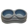 Mamalı Pati Двойная миска для еды, синяя