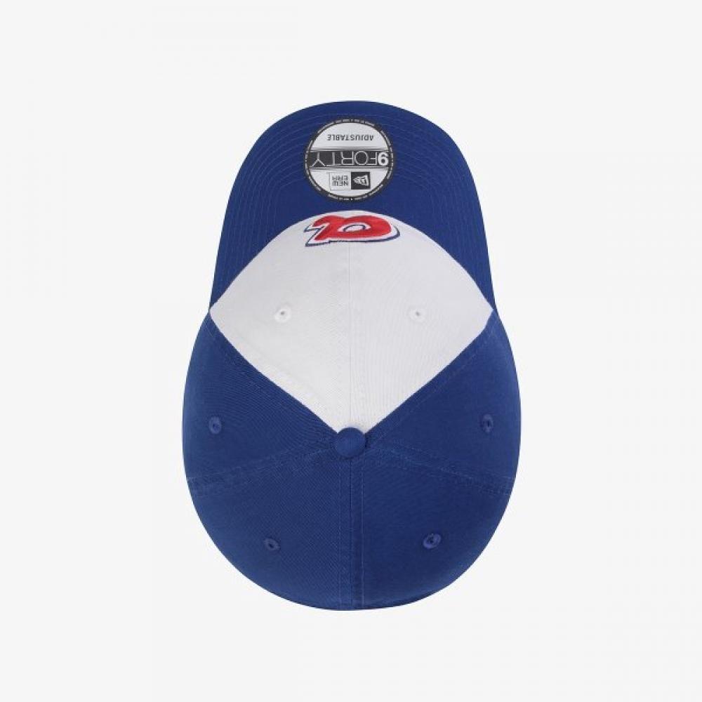 Кепка New Era Atlanta Braves без структуры Оптический белый   Светло-синий 15131666