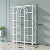Multi-Function Light Luxury Nail Polish & Skincare Display Shelf for Beauty Salons