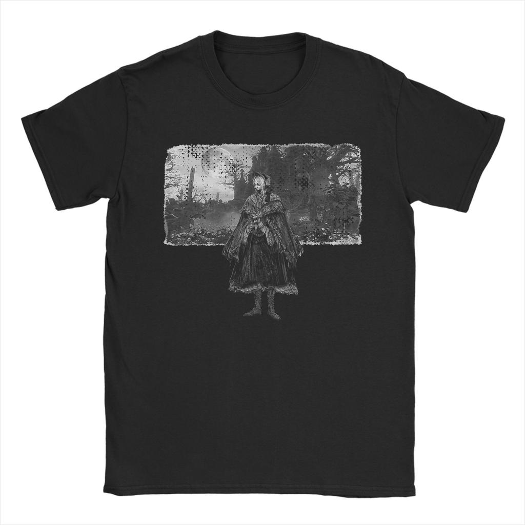 Bloodborne T-Shirt Beach  Streetwear T-Shirts 100 Cotton Trending Tee Shirt For Mens Short Sleeves Loose Top Tees
