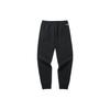 Solid Color Cuffed Sports Casual Pants Women Bottoms Black 162140305-2