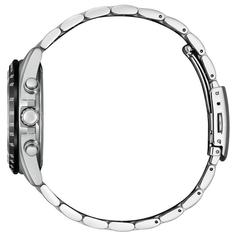 Citizen Серия COLLECTION, водонепроницаемость 100 метров, люминесцентные стрелки, кварцевый механизм, стальной ремешок, 39,6 мм, одинаковый стиль для мужчин и женщин, черный d CA4764-57E