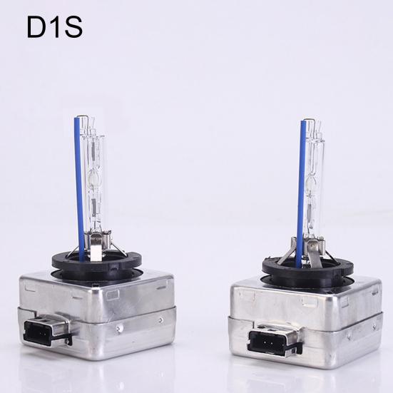 2Pcs D1S 35W 6000K Xenon HID Bulb White Metal Stent Base