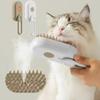 1 шт. электрическая щетка для домашних животных, паровая щетка для кошек, паровая щетка для собак, электрическая щетка-спрей для кошек, массажная расческа для ухода за домашними животными, расчески для удаления шерсти