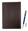 Коричневая переработанная коровья кожа B5 книга и блокнот Exchange BP ZX чернила для перьевой ручки и синий набор обложек, (отдельный картридж), (T23-B5-005C-ZX-L)