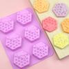 Силиконовая форма соты пчелиные для свечей мыла поделок DIY для начинающих Стартеры Форма для выпечки украшения торта