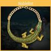 Theme Alloy Animal Necklace Rhinestone Accents For Women Decoration Fashion