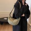 Women's Large Capacity Crossbody Bag Rhomboid Shoulder Bag Solid Color Hobo Bag
