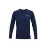 Velocity Casual Breathable Training Long Sleeve Raglan T-Shirt Men Tops Academy-Blue 1366783-408