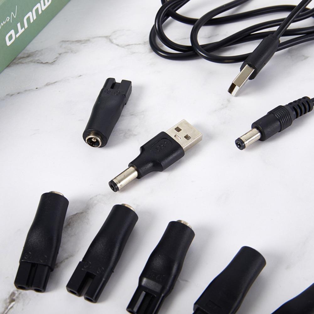 Heads Adapter Hair Clippers Cable DC Connector Razor Charger Converter Shaver Power Adapter