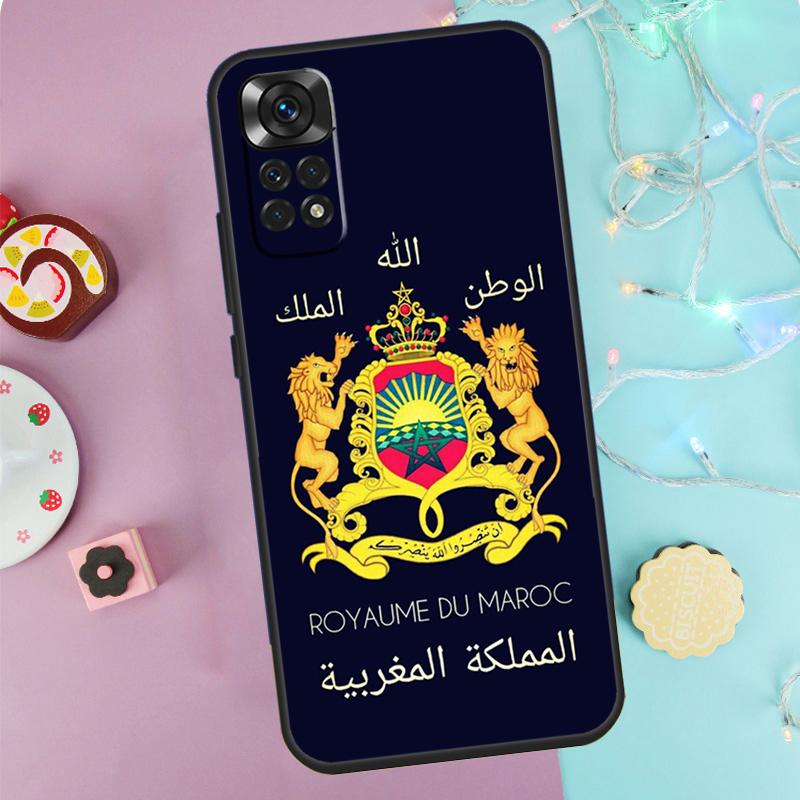 Чехол с гербом и флагом Марокко для Xiaomi Redmi Note 14 Pro 9 10 11 12 13 9S 10S 11S 12S Redmi 14C 10C 12C 13C