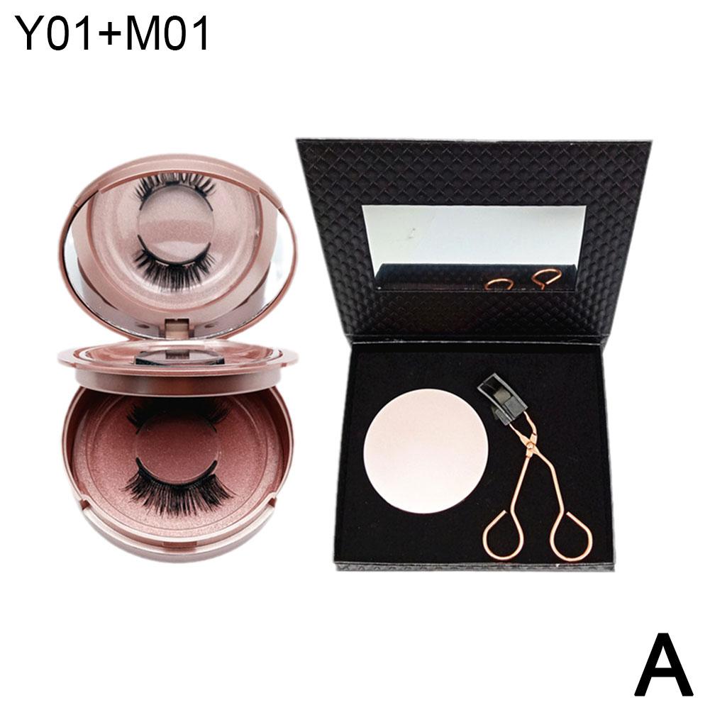 Набор магнитных ресниц Многоразовые мягкие магнитные сценические выступления Ежедневные магнитные ресницы с завитком M0P7