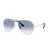 Ray-Ban Full Aviator Frame Round Metal Sunglasses Unisex 0RB3025 Gradient Color