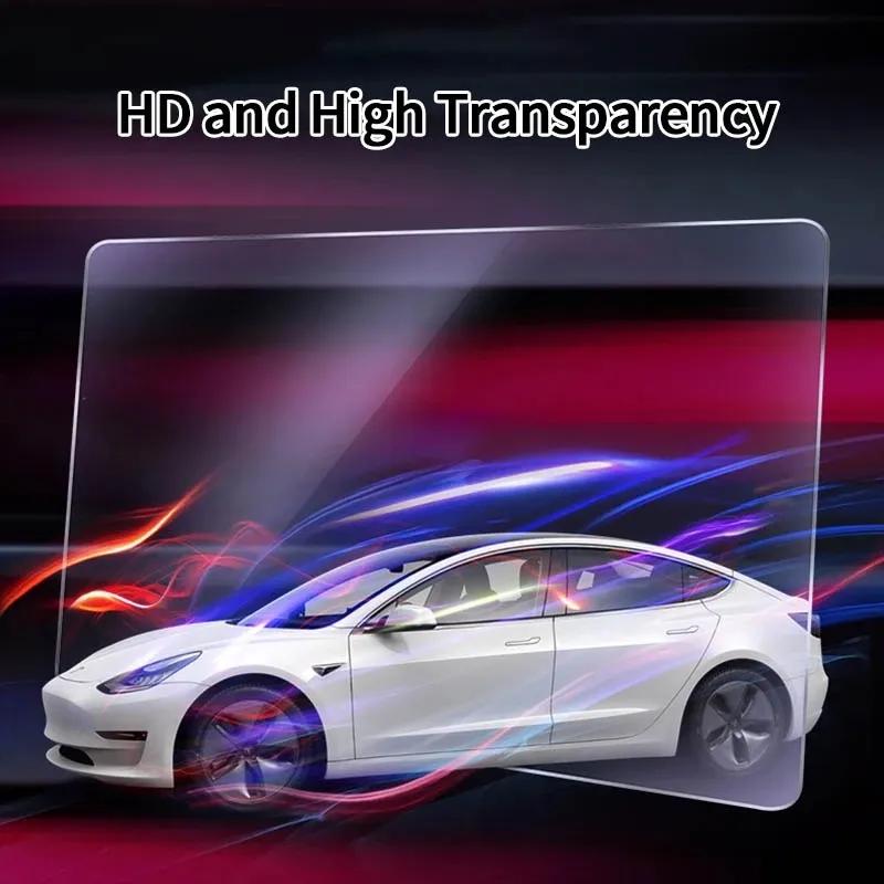 9H Matte Tempered Glass Screen Protector For Tesla Model 3 Y 2023 2022 2021 Center Control Navigation Film Car Modify Accessory