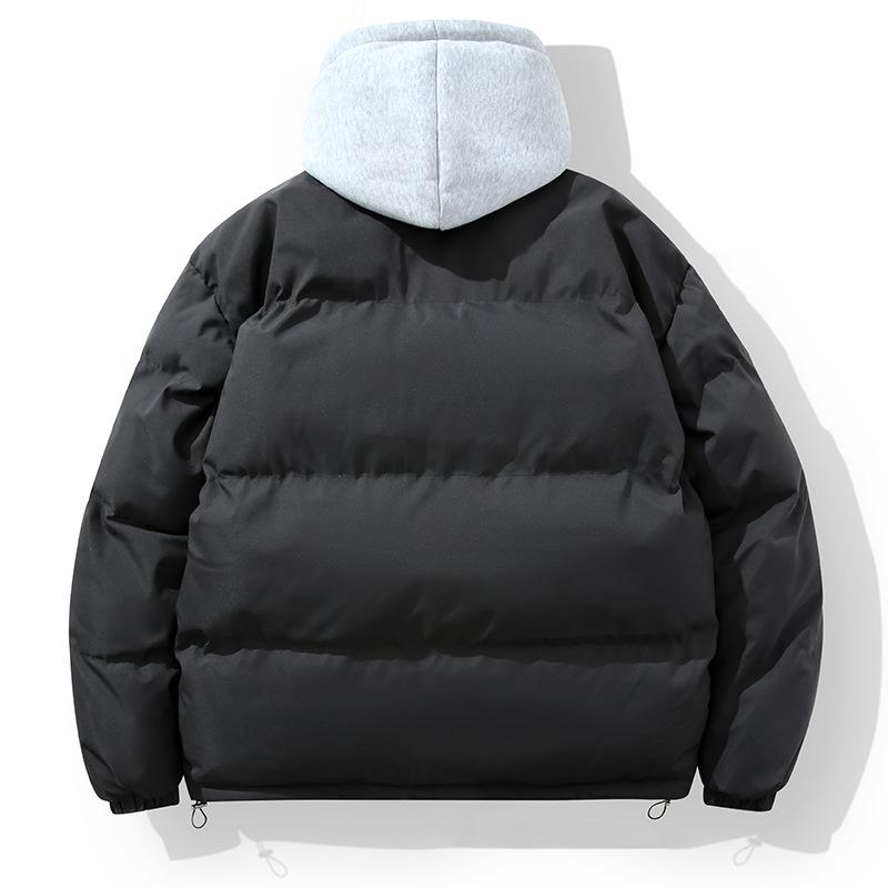 Поддельные двухкомпонентные хлопковые одежды, мужская модная хлопковая одежда, зимняя утолщенная новая одежда для хлеба, модное пальто