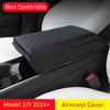 Для Tesla Model Y Juniper 2026 2026 Model 3 Крышка подлокотника Коробка Подушка Сиденья Защитная накладка от царапин Коврики Защита центральной консоли Аксессуары