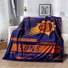 Флисовое одеяло Phoenix Suns NBA, Мягкое плед-покрывало баскетбольной команды
