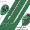 Humidity Detector Acidity Sunlight Monitor Moisture Sunlight Testing pH Test Meter 3in1 Soil Tester