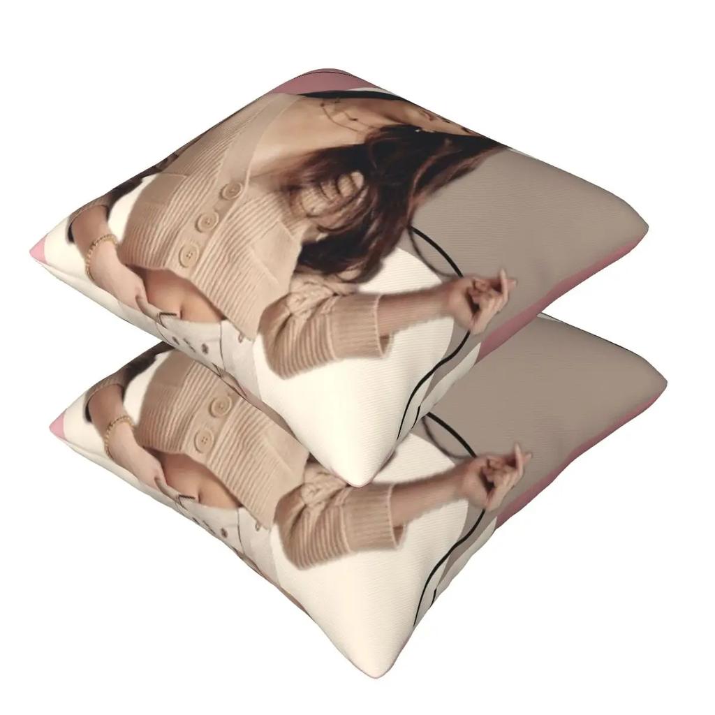 Aitana Ocana Singer 2 Pcs Square Pillowcase Pillow Cover Cushion Zip Decorative Comfort Throw Pillow For Home Living Room