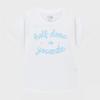 Women Half Dome Tee Wht Nt7us31k