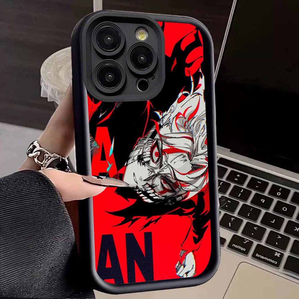 Аниме про приключения Dandadan Чехол для телефона для IPhone 17 16 15 14 13 12 11 Pro Max Mini Plus Мягкая задняя крышка из ТПУ