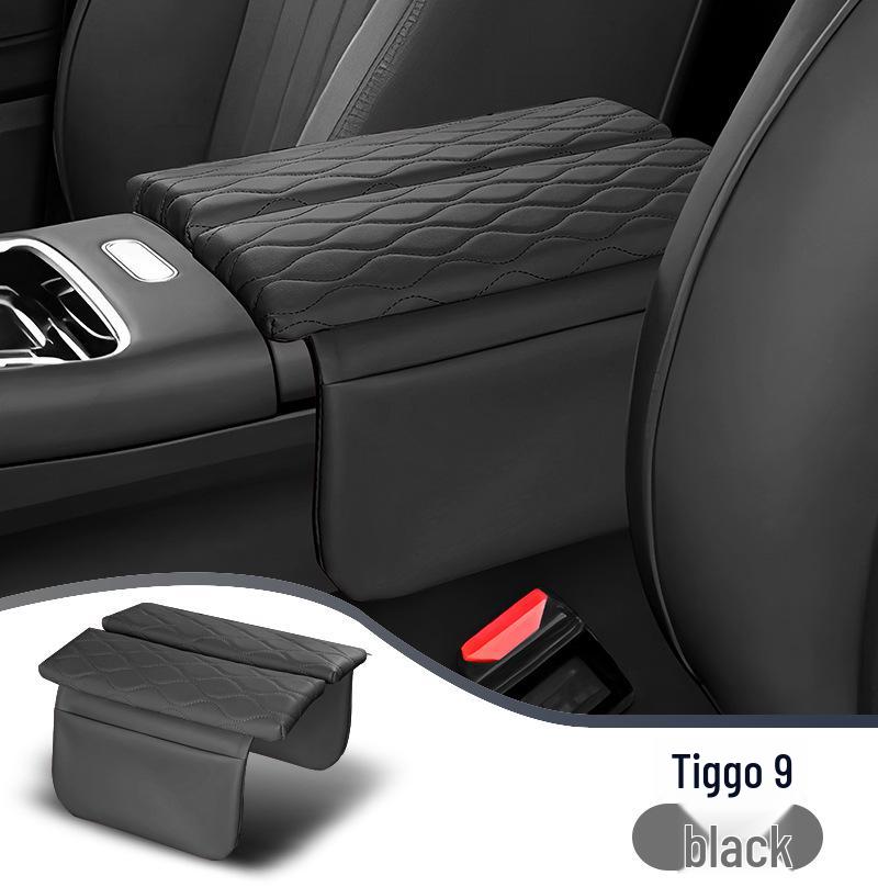 Защитная крышка подлокотника Chery Tiggo 9 - Кожаная подкладка для увеличения высоты для модели 2026 года