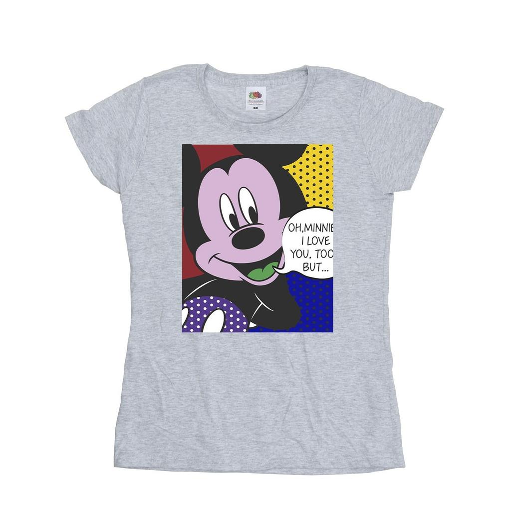Disney Womens/Ladies Mickey Mouse Oh Minnie Pop Art Cotton T-Shirt