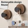 No Need To Drill Suction Cup Door Coat Hook Adhesive Hooks Row Hook, Key hook, Kitchen Hook, Storage Rack Clothes Hook