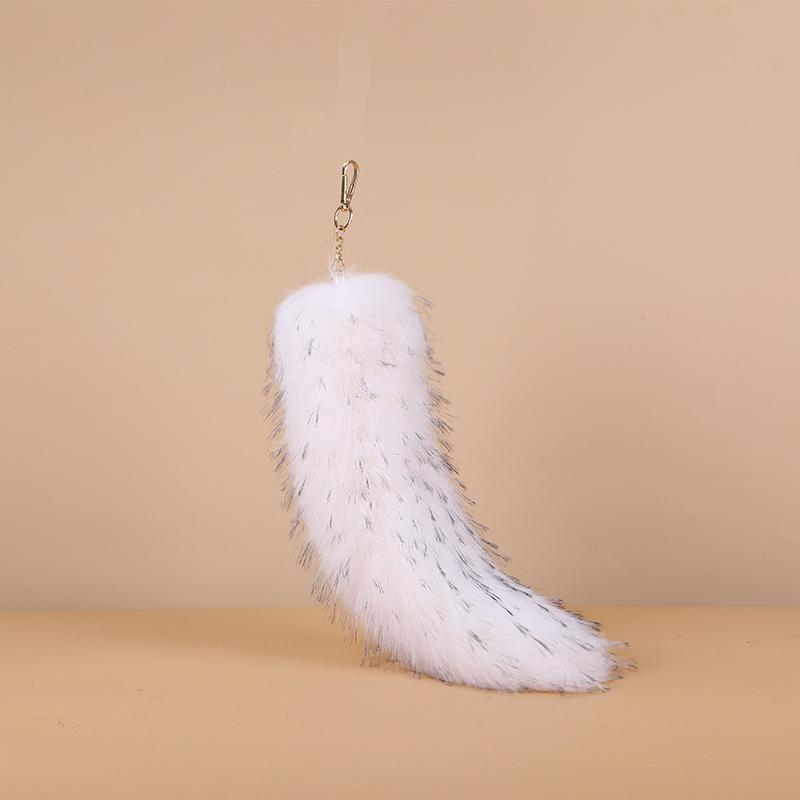 Женские и женские сумки из полиэстера, украшения, подвески, пушистые брелоки, держатели, ручная работа, имитация лисьего хвоста, модные подарочные аксессуары