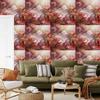 Ink Red and Orange Wallpaper for Living Room and Bedroom 50x1000