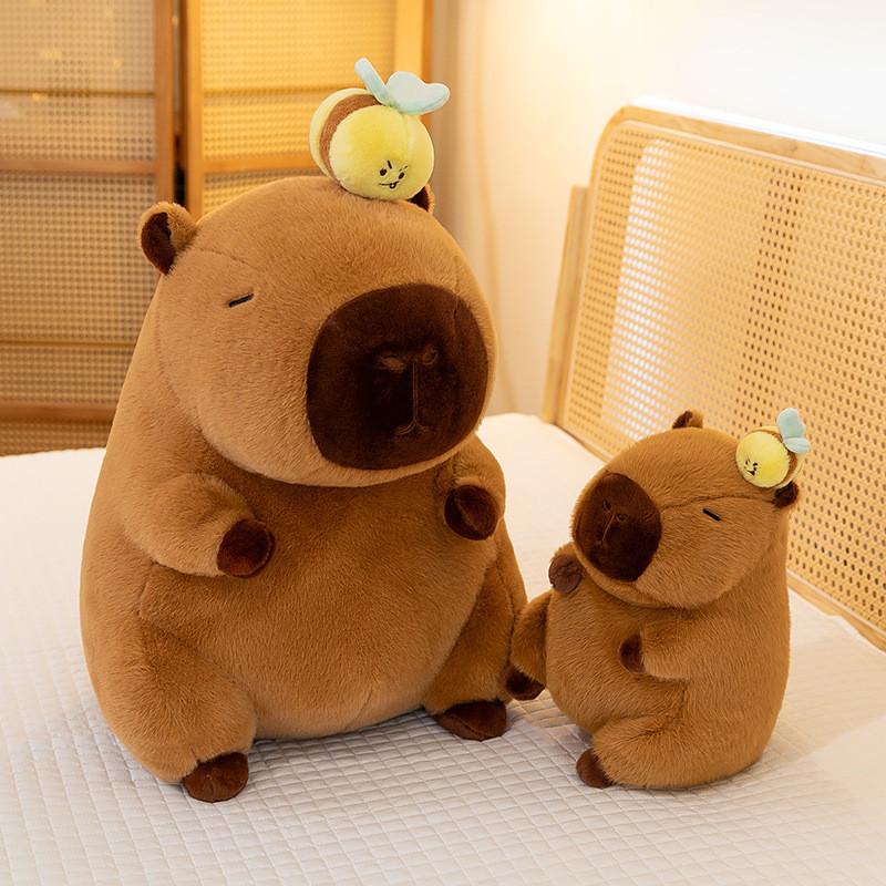 Capybara Animal Plush Doll With Soft Pp Cotton Filling For Giftgiving
