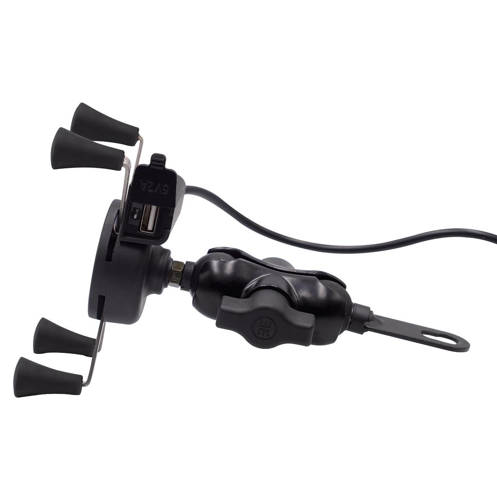 X-shaped Waterproof 9V To 24V USB Motorcycle Bracket Motorcycle Charger