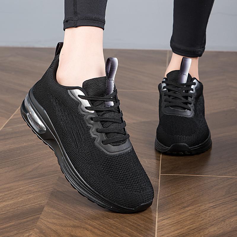 Women's Air Cushion Running Shoes Breathable and Shock-absorbing Sports Shoes Comfortable Outdoor Walking and Jogging Shoes