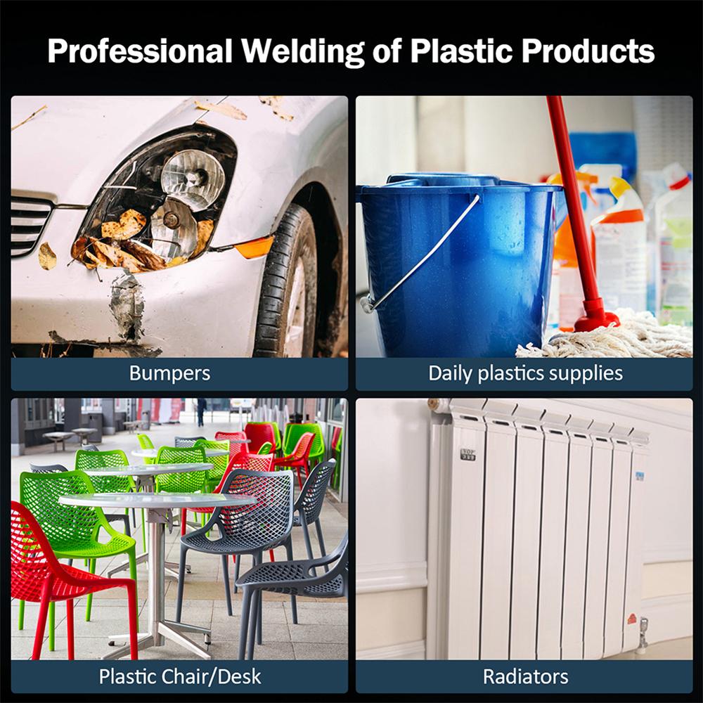 Набор инструментов для ремонта бампера автомобиля 50 Вт, вилка ЕС, пистолет для сварки пластика, гаражный горячий степлер, сварочный аппарат
