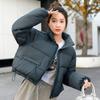 Короткая новая зимняя куртка с толстой стеганой подкладкой и воротником-стойкой, свободная стеганая куртка