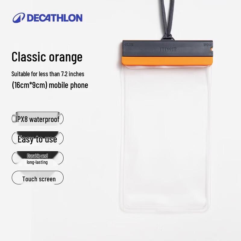 Водонепроницаемый чехол для телефона с сенсорным экраном Decathlon IPX8