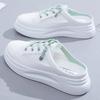 FASHION Popular White Tennis Fashion Comfortable Women's Sports Shoes Platform Autumn Trends 2024 Flat Summer Woman Sneakers Slippers