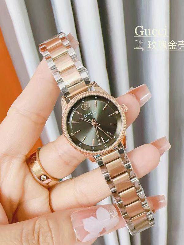 Изысканные женские часы Роскошные часы с металлическими браслетами Модные аксессуары для женщин