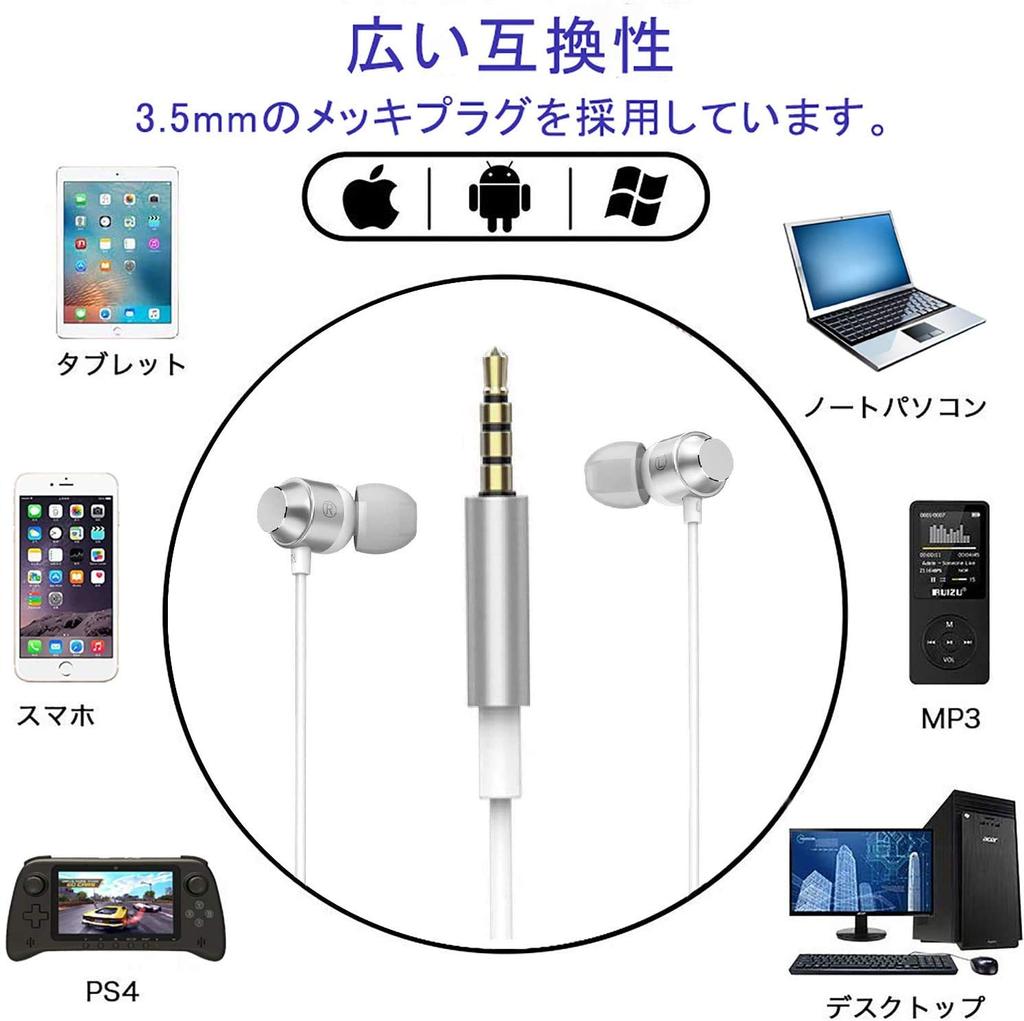 2023 Earphones Wired with Microphone and Remote Control Headphones Compact Noise Isolation Deep Bass Clear Calls Sound Leak Prevention Canal Type